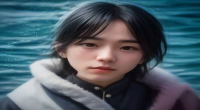 弹幕动漫社区平台界面，屏幕上飘过密集的弹幕评论，活跃的二次元社区氛围，蓝紫色调